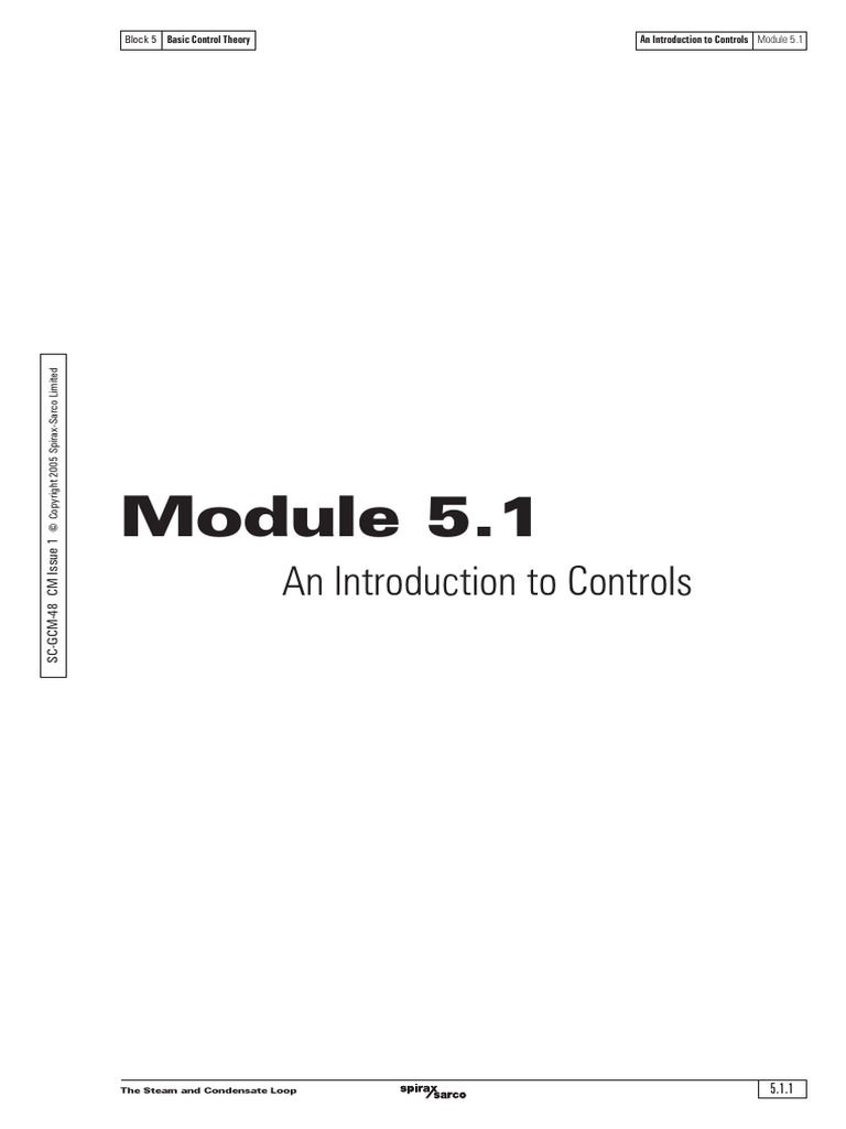 Basic Control Theory PDF | PDF | Control Theory | Control System