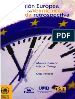 La Unión Europea de Los 25, Una Mirada Retrospectiva - Carreón y Ortega