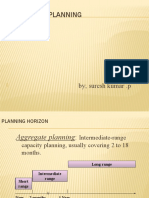 Aggregate Planning: by Suresh Kumar .P