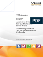 VGB-S 823-33-2018-07-EN-DE: RDS-PP Application Guideline Part 33: Photovoltaic Power Plants - Anwendungsrichtlinie Teil 41: Photovoltaische Kraftwerke