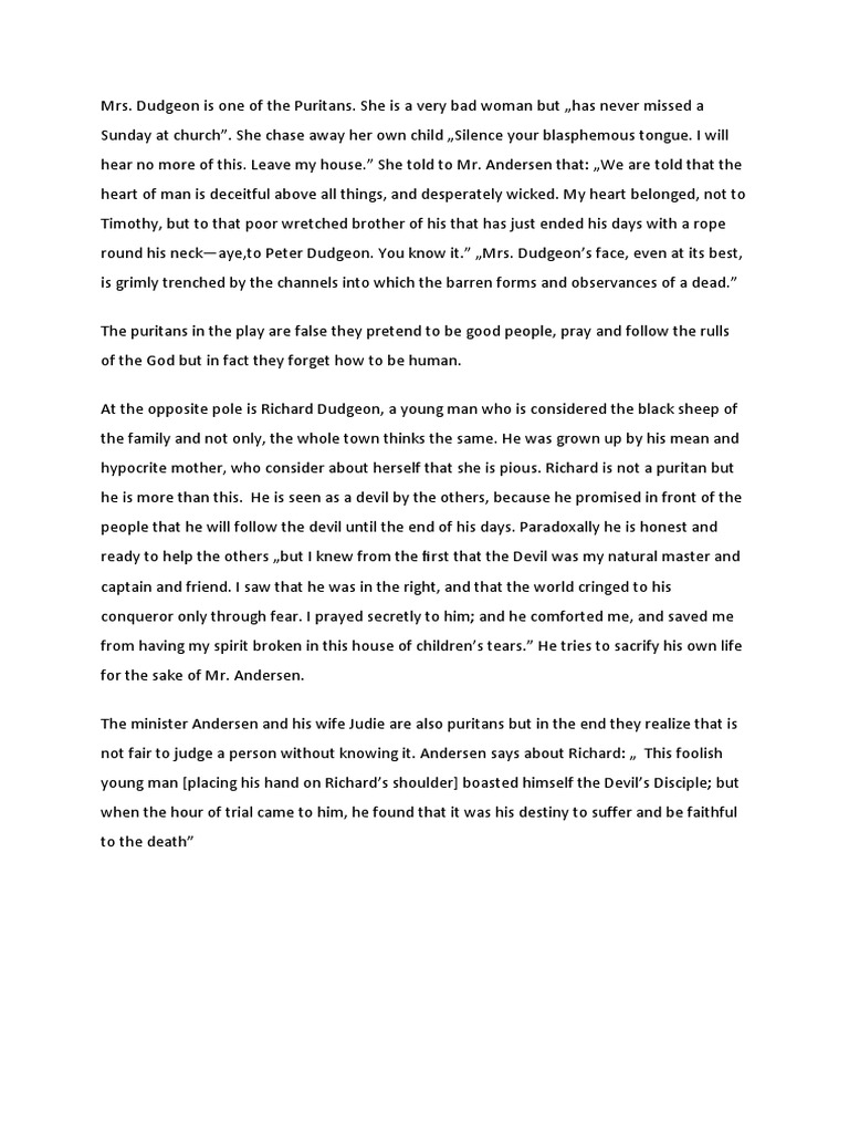Puritans | PDF