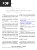 D1078-11 Standard Test Method For Distillation Range of Volatile Organic Liquids - IP 195-98