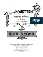 Max Reger: Silhouetten Op. 53