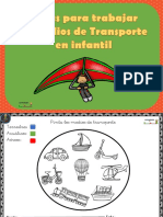 Fichas para Trabajar Los Medios de Transporte en Infantil