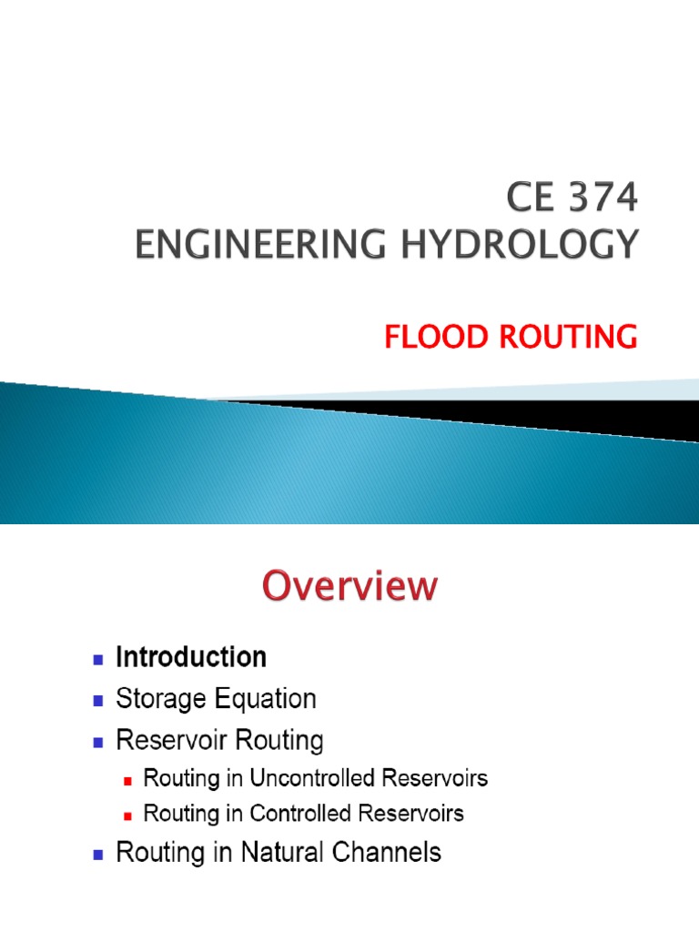 Flood Routing | PDF