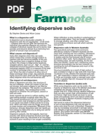 Identifying Dispersive Soils