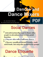 Social Dances And: Dance Mixers