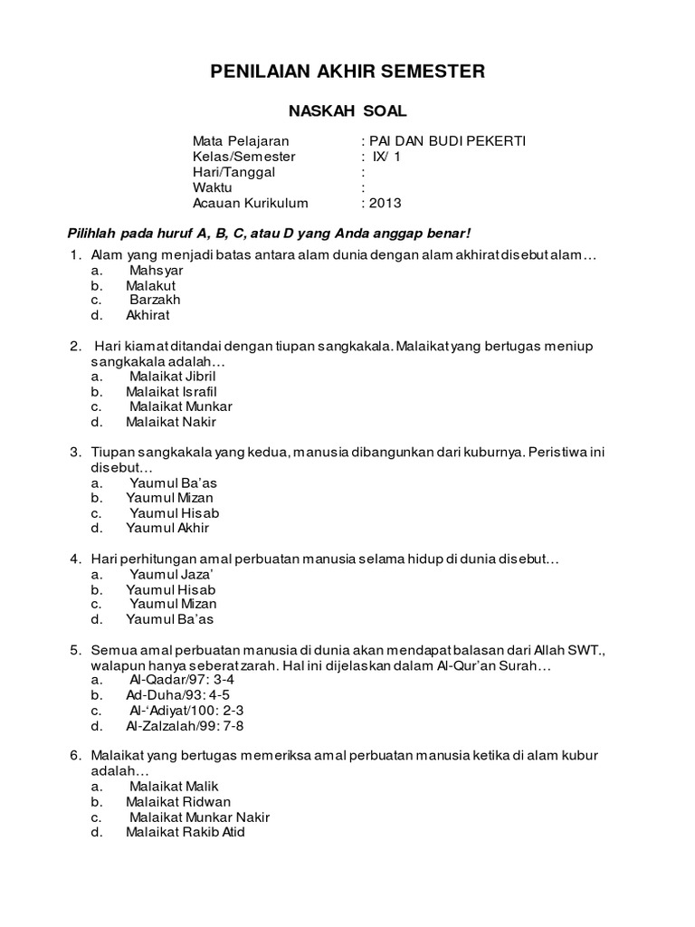  Berikut  Ini Yang  Bukan Merupakan  Ketentuan Seorang 