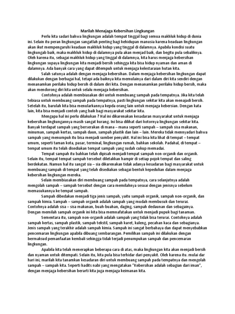 Teks Persuasi Tentang Sampah Format Soal