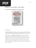 RESENHA - Fluxo e Refluxo - Pierre Verger