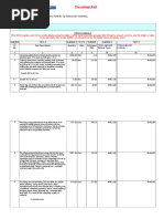 Percentage Boq: Validate Print Help