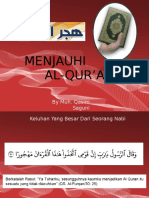 Menjauhi Alquran