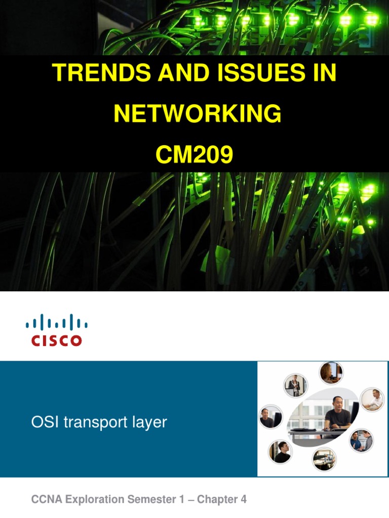 Chapter 4 Networking | PDF | Transmission Control Protocol | Port ...