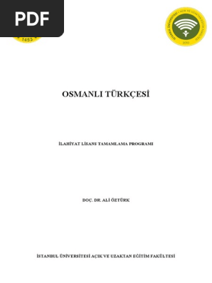 Osmanli Turkcesi Ders Kitabi Pdf