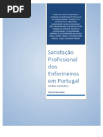 Satisfação Profissional Dos Enfermeiros Em Portugal - 2018