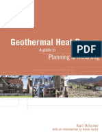 Geothermal Heat Pumps-A Guide For Planning and Installing