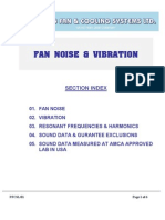 Fan Noise & Vibration