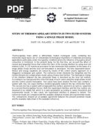 Download STUDY OF THERMOCAPILLARY EFFECTS IN TWO FLUID SYSTEMS USING A SINGLE PHASE MODEL by ismailsakr5279 SN39106123 doc pdf