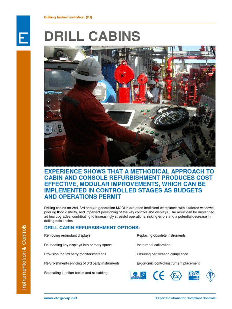 Drill Cabins Drilling Instrumentation (DI) PDF Instrumentation