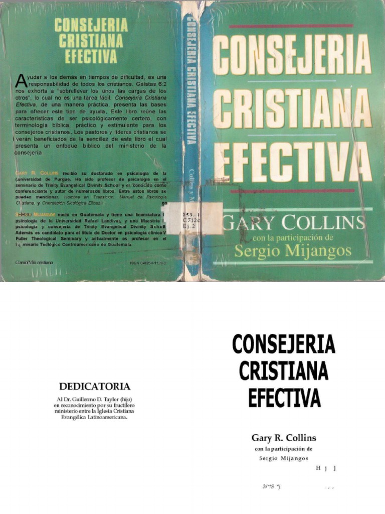Consejería Cristiana Efectiva Gary R. Collins | PDF