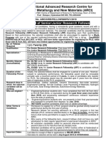 Engagement of Senior/Junior Research Fellows