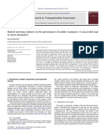 Hansson (2013) - Hybrid Steering Cultures in The Governance of Public Transport