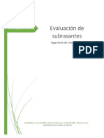 Evaluación de Subrasantes