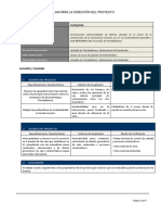 Plan para La Dirección Del Proyecto