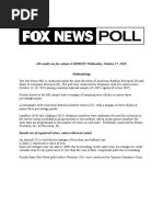 Download Fox October 2018 Complete National Topline October 17 Release by Fox News SN391072310 doc pdf