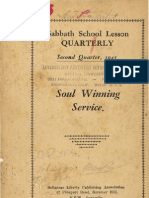Soul Winning Service.: Sabbath School Lesson