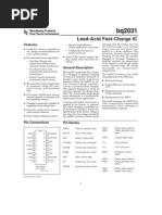 Lead-Acid Fast-Charge IC: Features