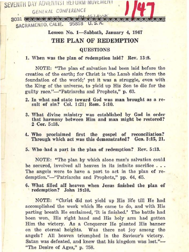 The Plan of Redemption: Calle | PDF | Tabernacle | John The Baptist