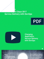 DevOps-focused SUSE Expert Days 2017 presentation on changing application service delivery