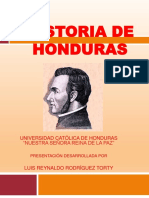 HISTORIA DE HONDURAS UNICAH. 3° Parcial, Presentación (Autoguardado)