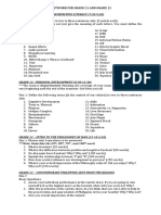 Seatwork For Grade 11 and Grade 12