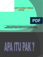 Penyakit Akibat Kerja (PAK) : Ditjen Pembinaan Pengawasan Ketenagakerjaan Kementerian Tenaga Kerja Dan Transmigrasi Ri