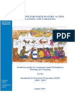 Guidelines For Participatory Action Planning and Targeting