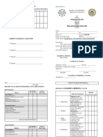 Report On Attendance: Ju N Ju L Au G Sep T Oc T No V de C Ja N Fe B Ma R Tota L