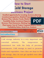A Cold Storage: How To Start Business Project