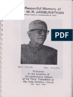 About MR Jambunathan PDF