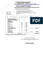 Daftar Rab Perawatan Taman