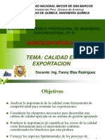 Gestion de Calidad en Exportacion