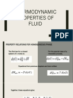 Thermodynamic Properties of Fluid