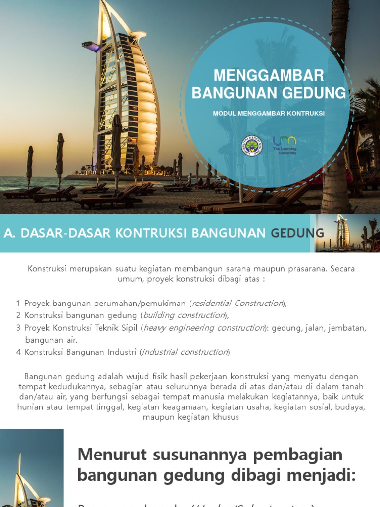 1 Menggambar Bangunan Gedung Pptx