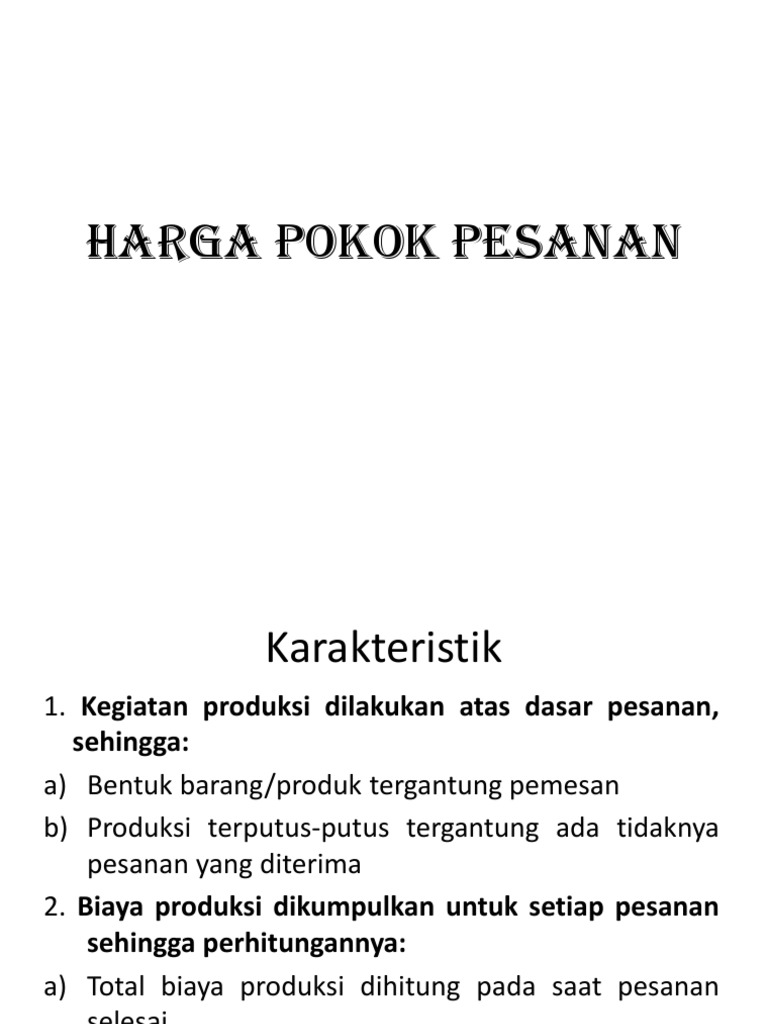hargapokokpesanan