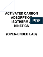 EXP 9 - Activated Carbon Adsorption - Task A