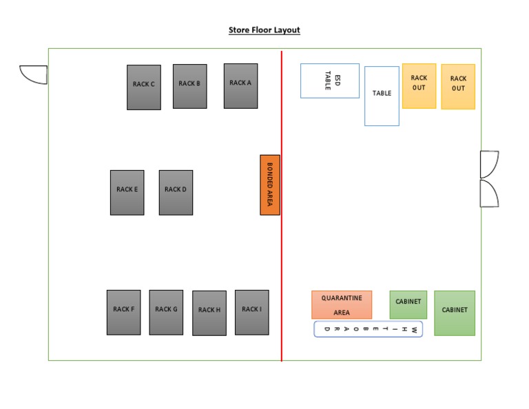 Store Floor Layout New Amendment | PDF