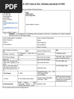 Booking Agreement (Mock Up)