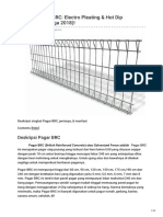 Supplier Pagar BRC Electro Pleating Amp Hot Dip Galvanized Harga 2018