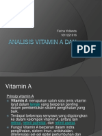 Analisis Vitamin A Dan E